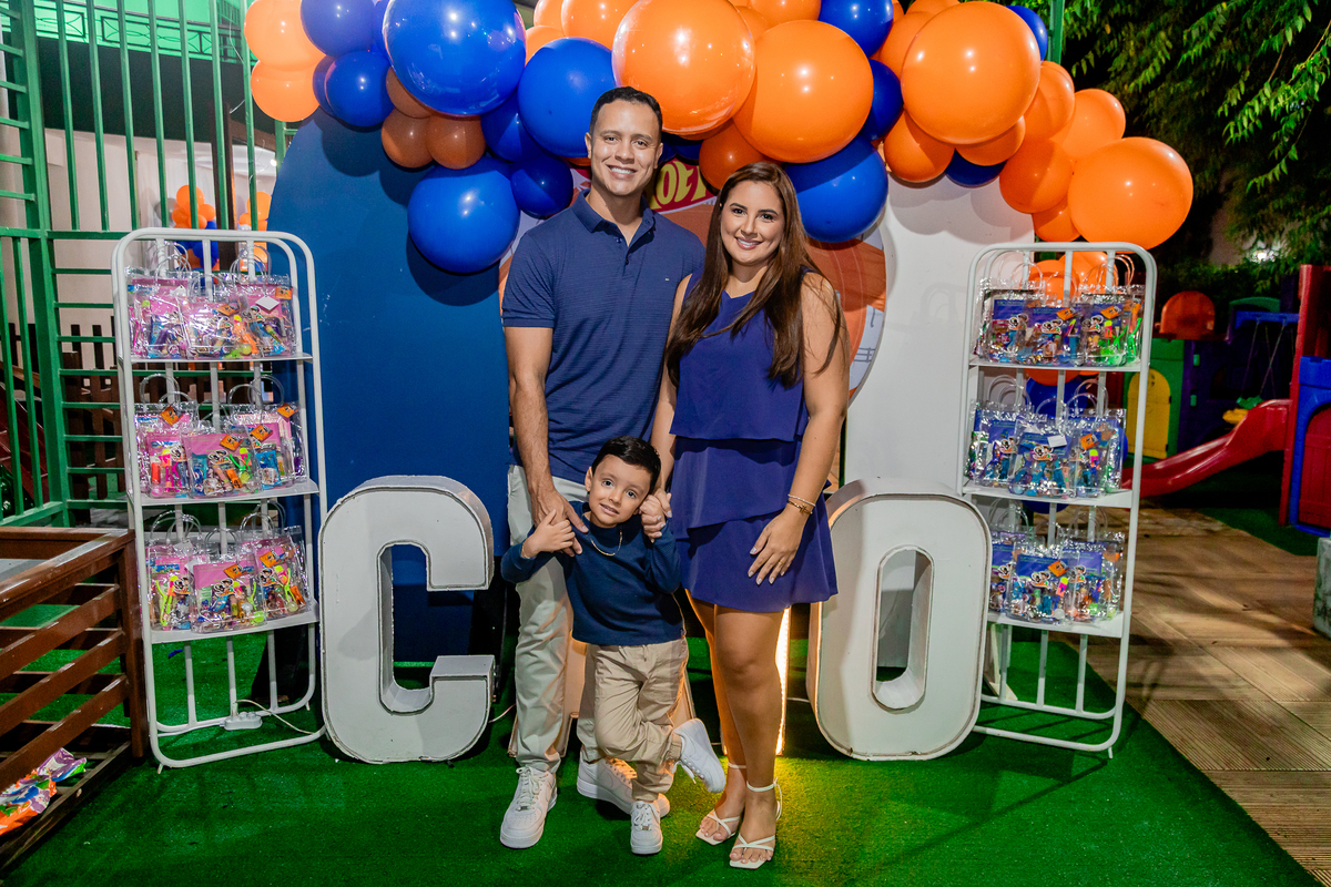 Aniversário de 4 anos de Caio Felipe. Registrado por George Dantas