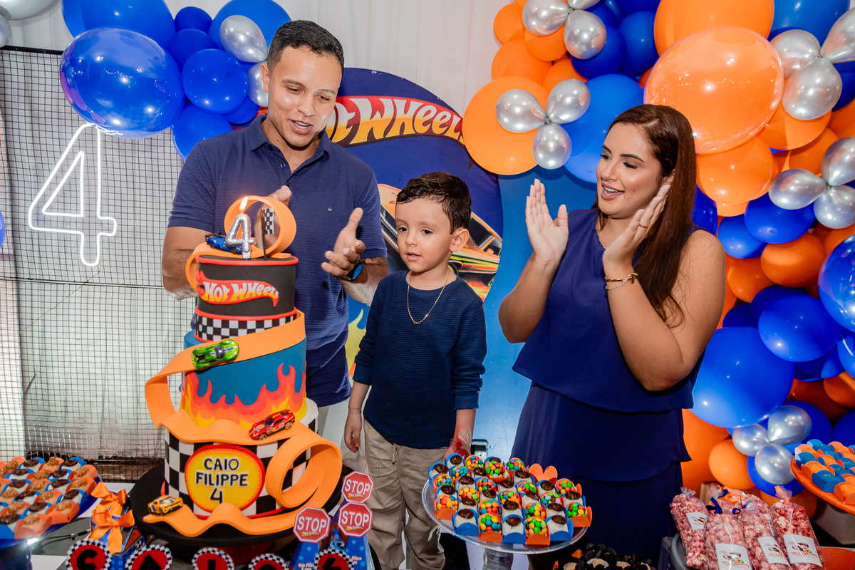 Aniversário de 4 anos de Caio Felipe. Registrado por George Dantas