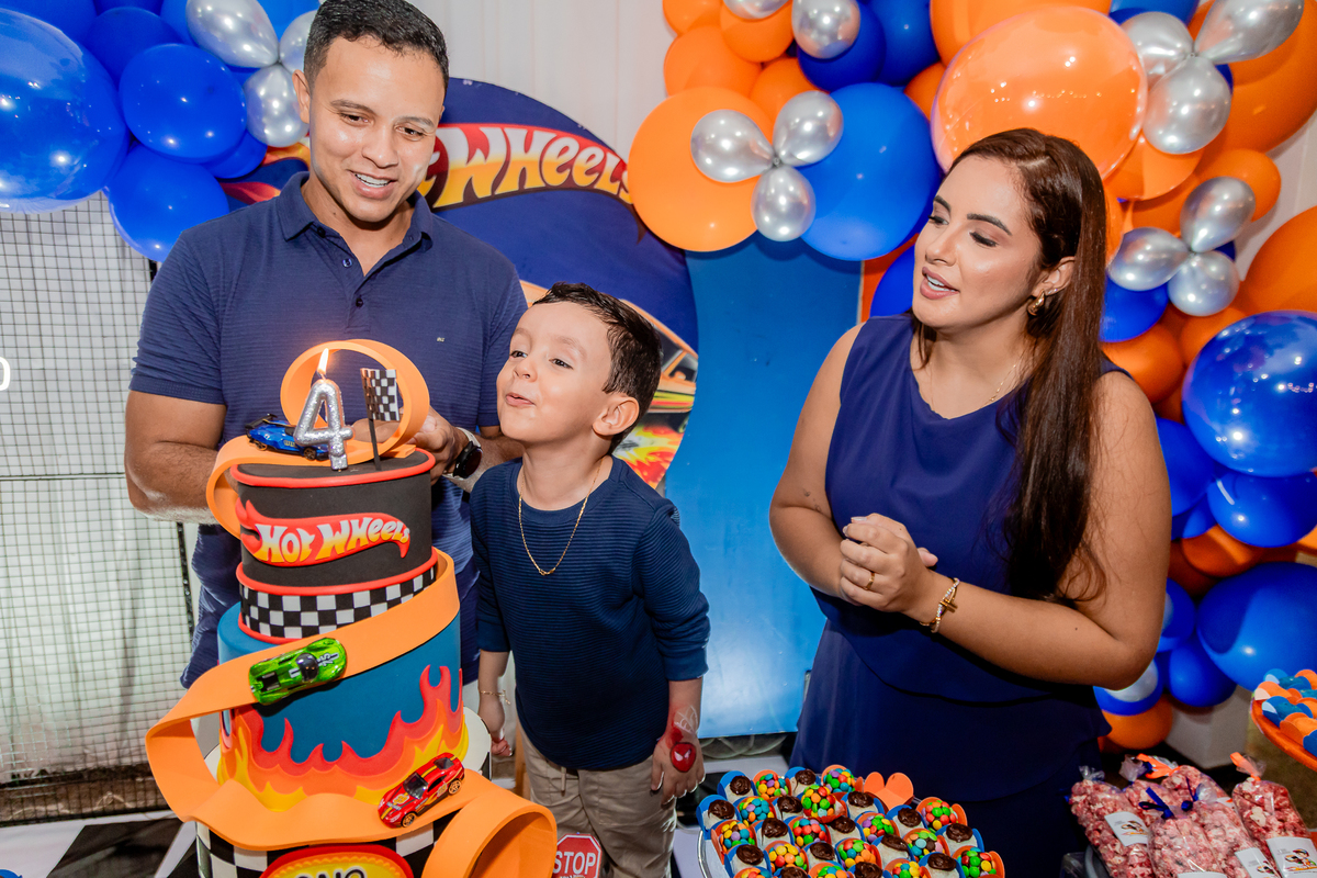 Aniversário de 4 anos de Caio Felipe. Registrado por George Dantas
