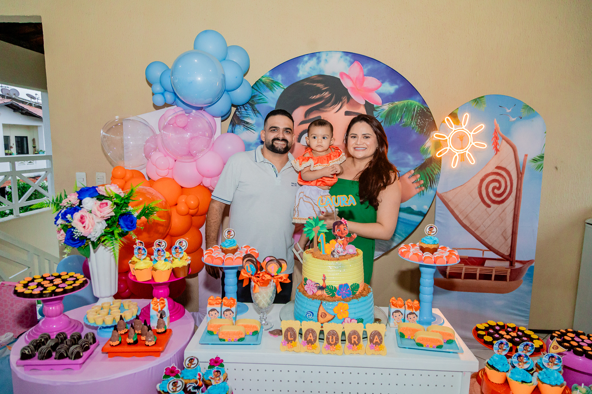 Aniversário de 1 ano da Laura. Registrado por George Dantas