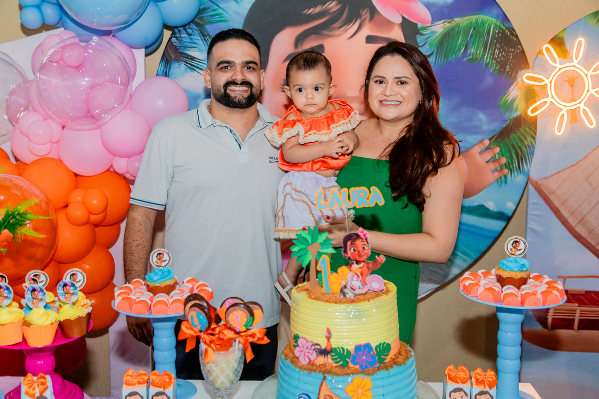 Aniversário de 1 ano da Laura. Registrado por George Dantas