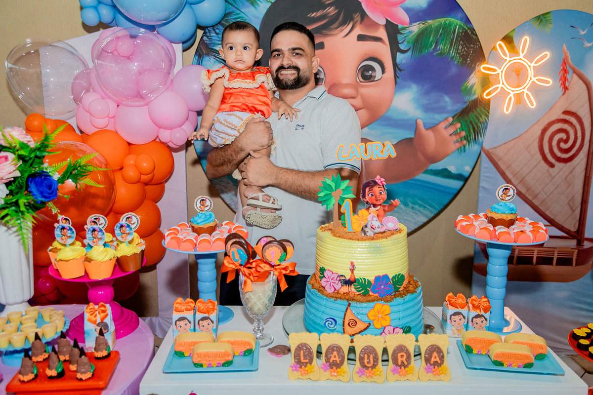 Aniversário de 1 ano da Laura. Registrado por George Dantas