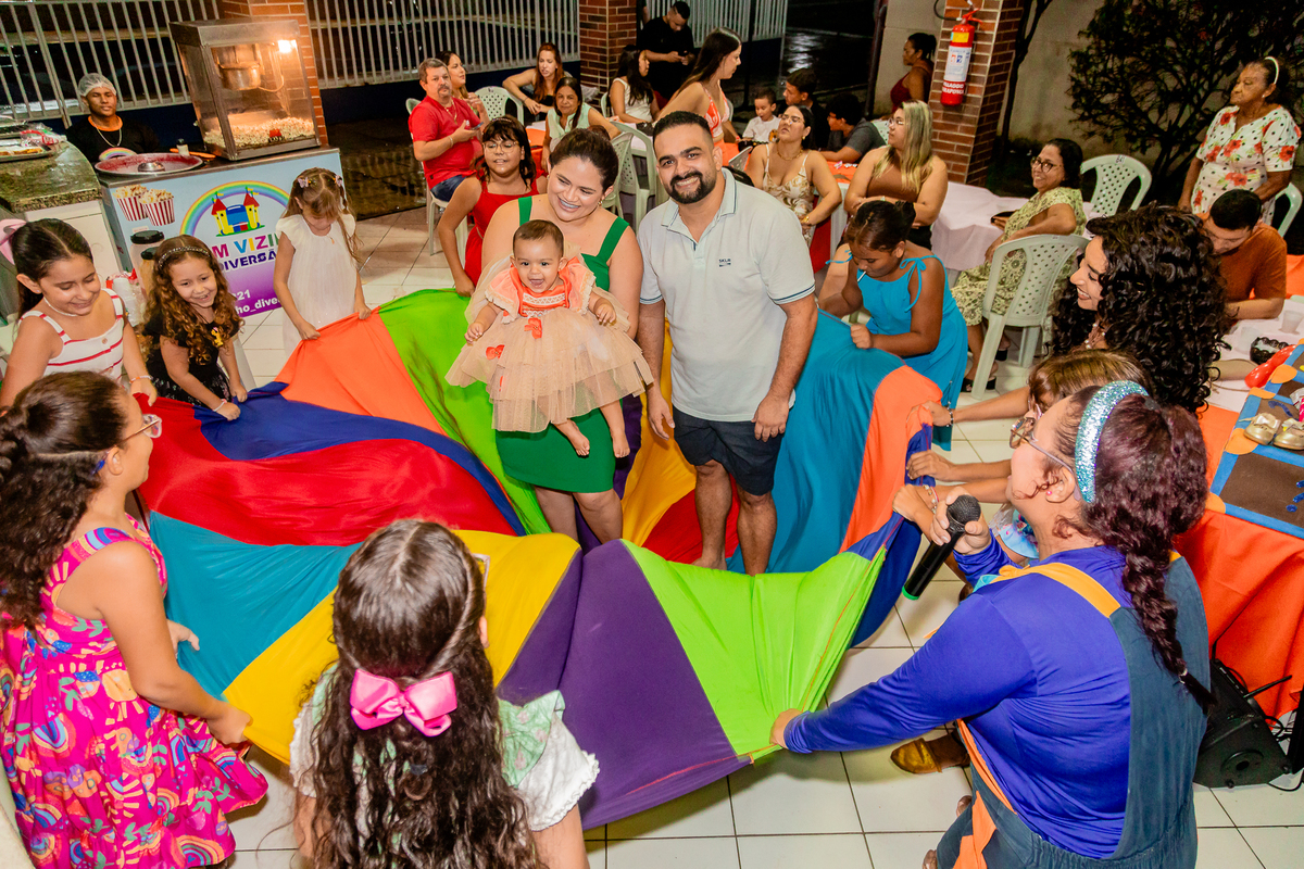 Aniversário de 1 ano da Laura. Registrado por George Dantas
