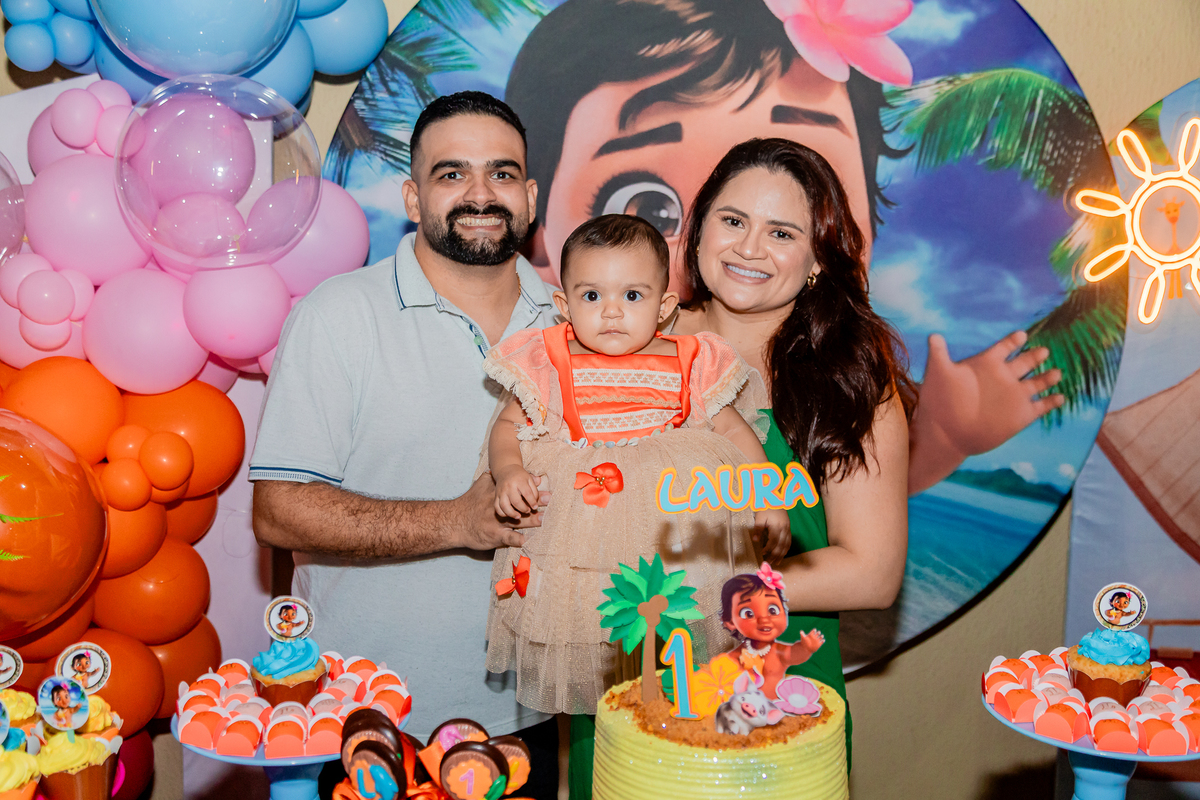 Aniversário de 1 ano da Laura. Registrado por George Dantas
