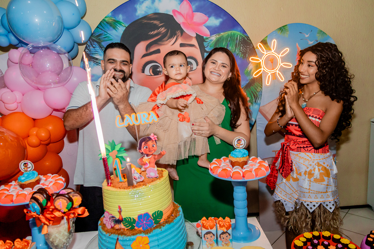 Aniversário de 1 ano da Laura. Registrado por George Dantas