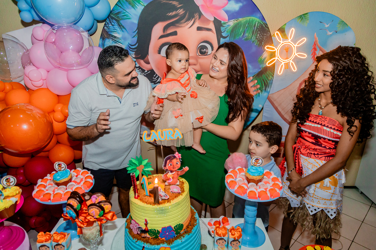 Aniversário de 1 ano da Laura. Registrado por George Dantas