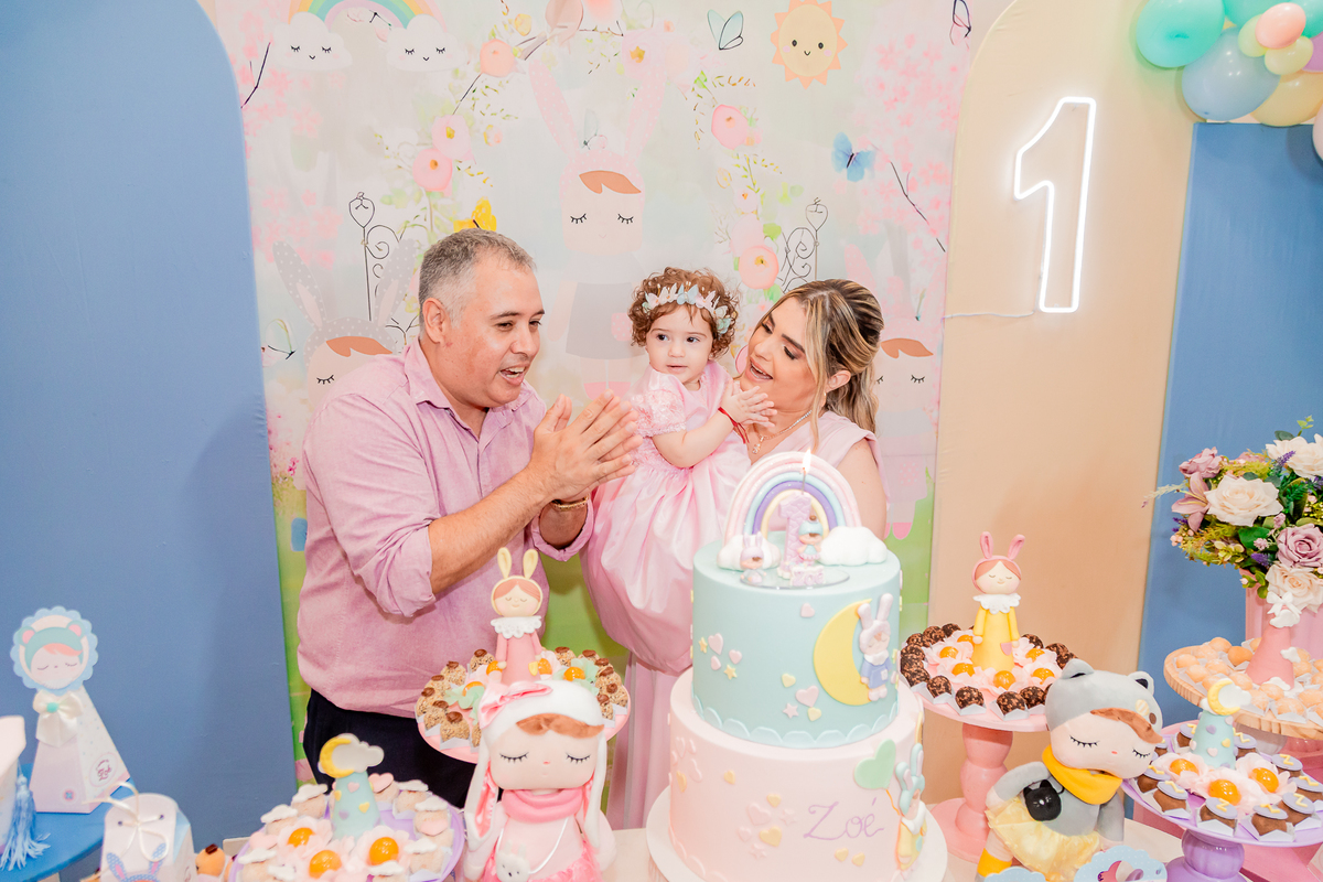 Aniversário de 1 ano da Zoé. Registrado por George Dantas