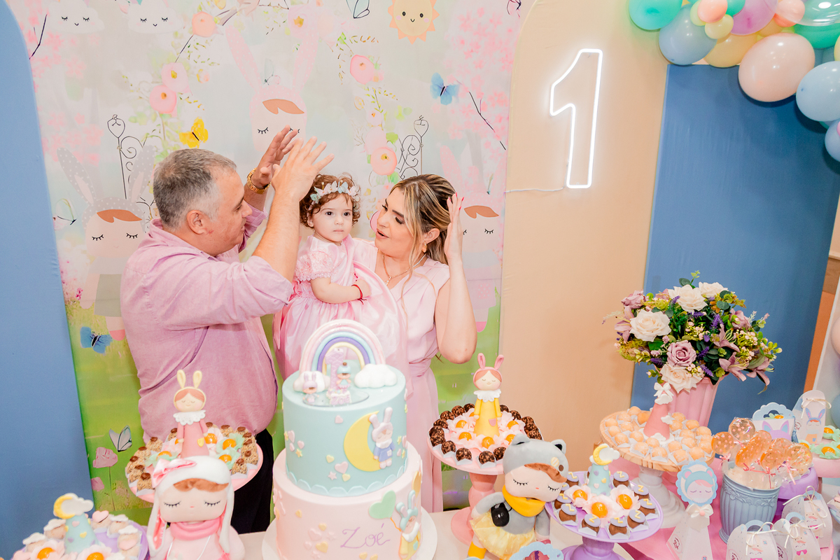 Aniversário de 1 ano da Zoé. Registrado por George Dantas
