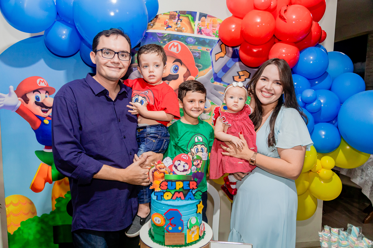 Aniversário de 3 anos do Tomás. Registrado por George Dantas