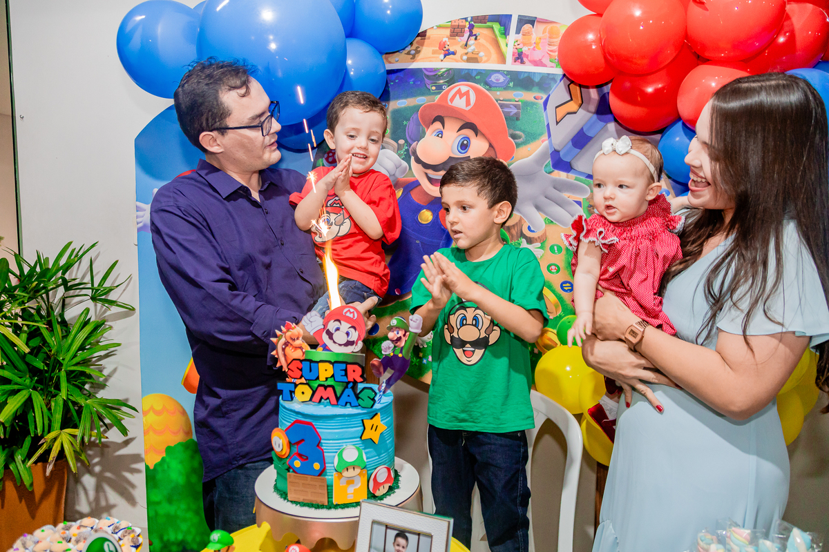 Aniversário de 3 anos do Tomás. Registrado por George Dantas