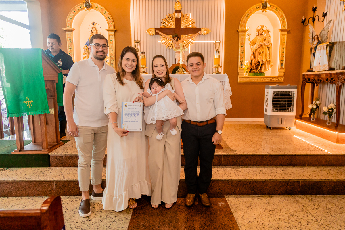 Batizado da Maria Cecília. Registrado por George Dantas