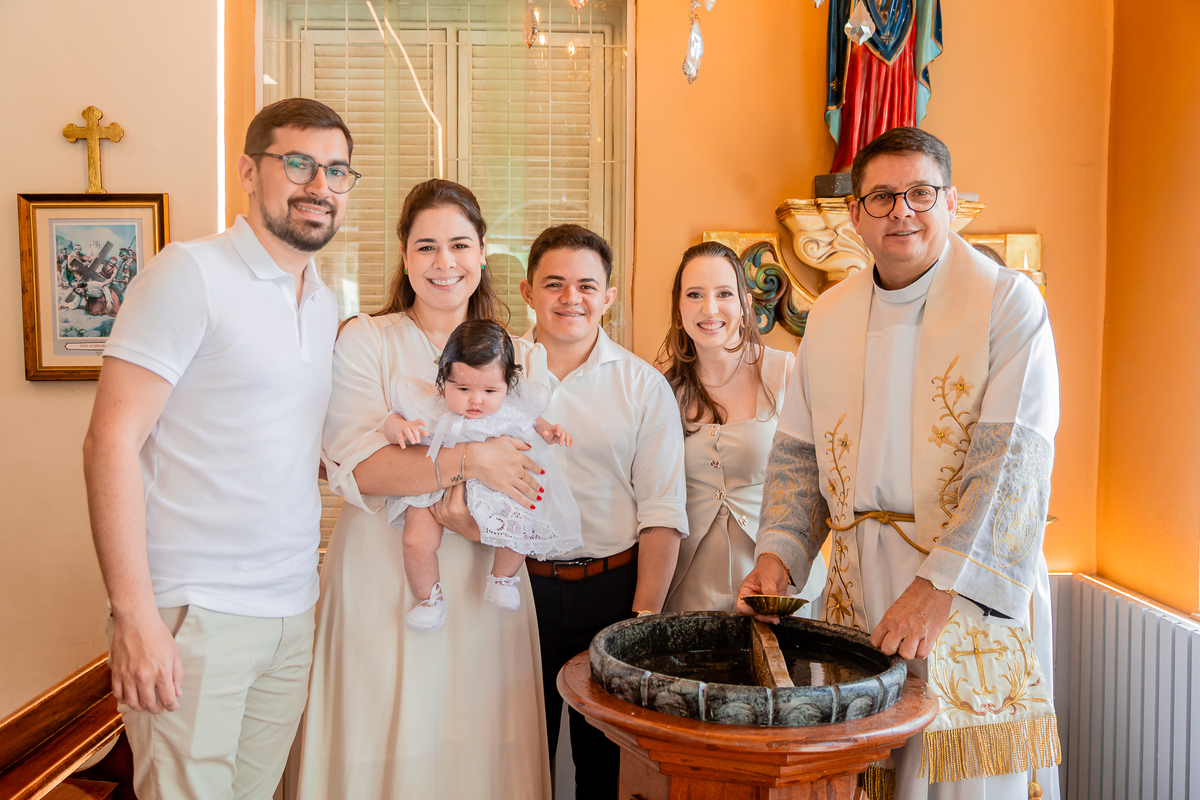 Batizado da Maria Cecília. Registrado por George Dantas