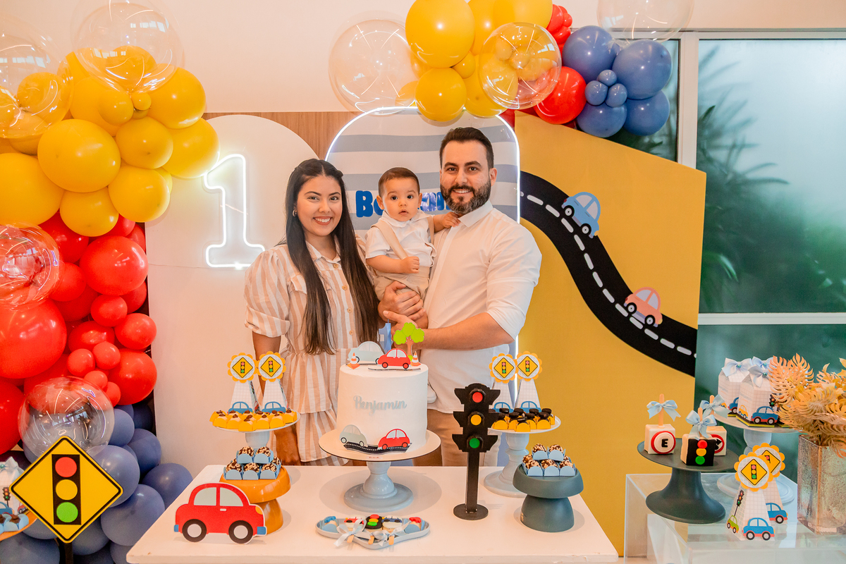 Aniversário de 1 ano do Benjamim. Registrado por George Dantas