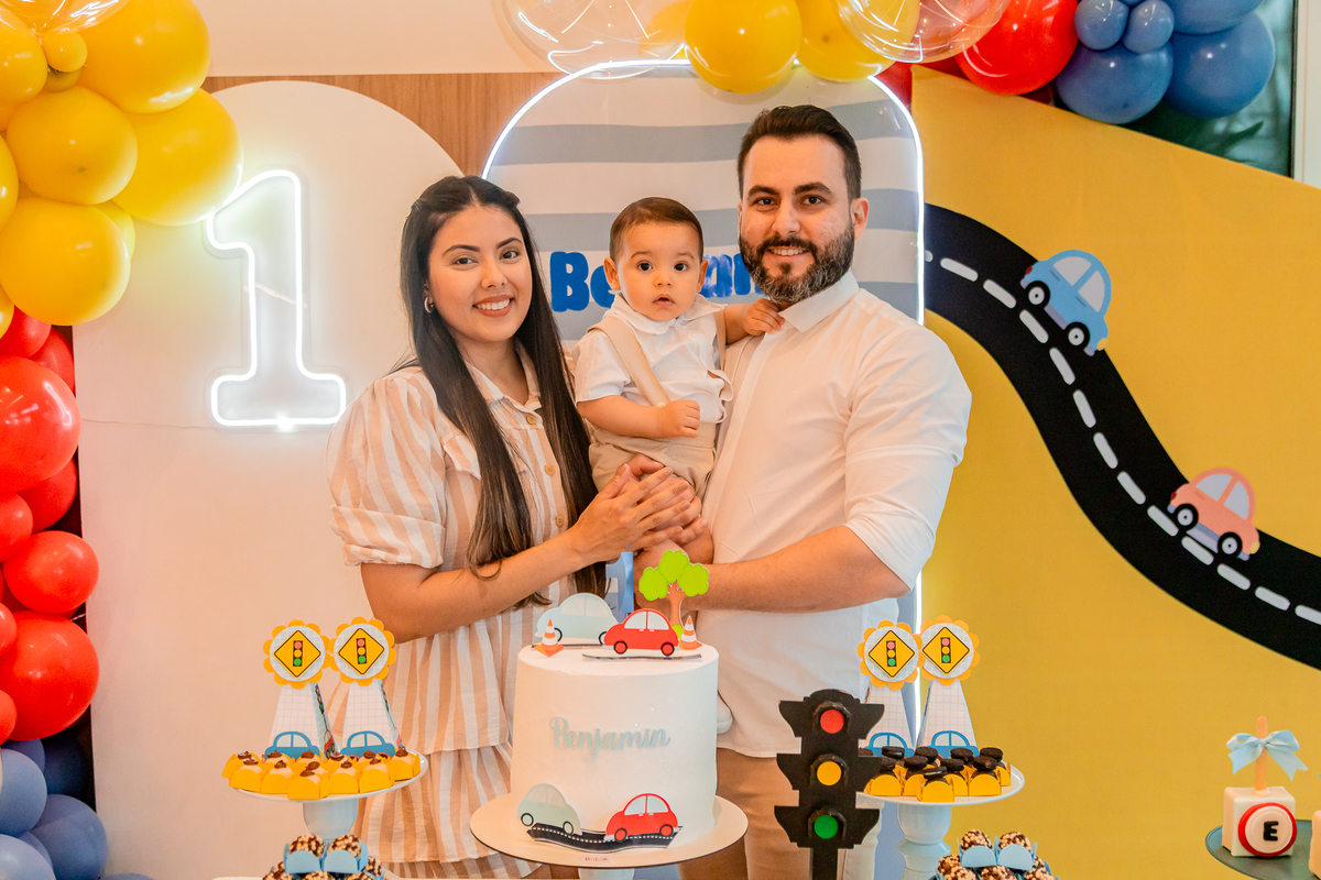 Aniversário de 1 ano do Benjamim. Registrado por George Dantas