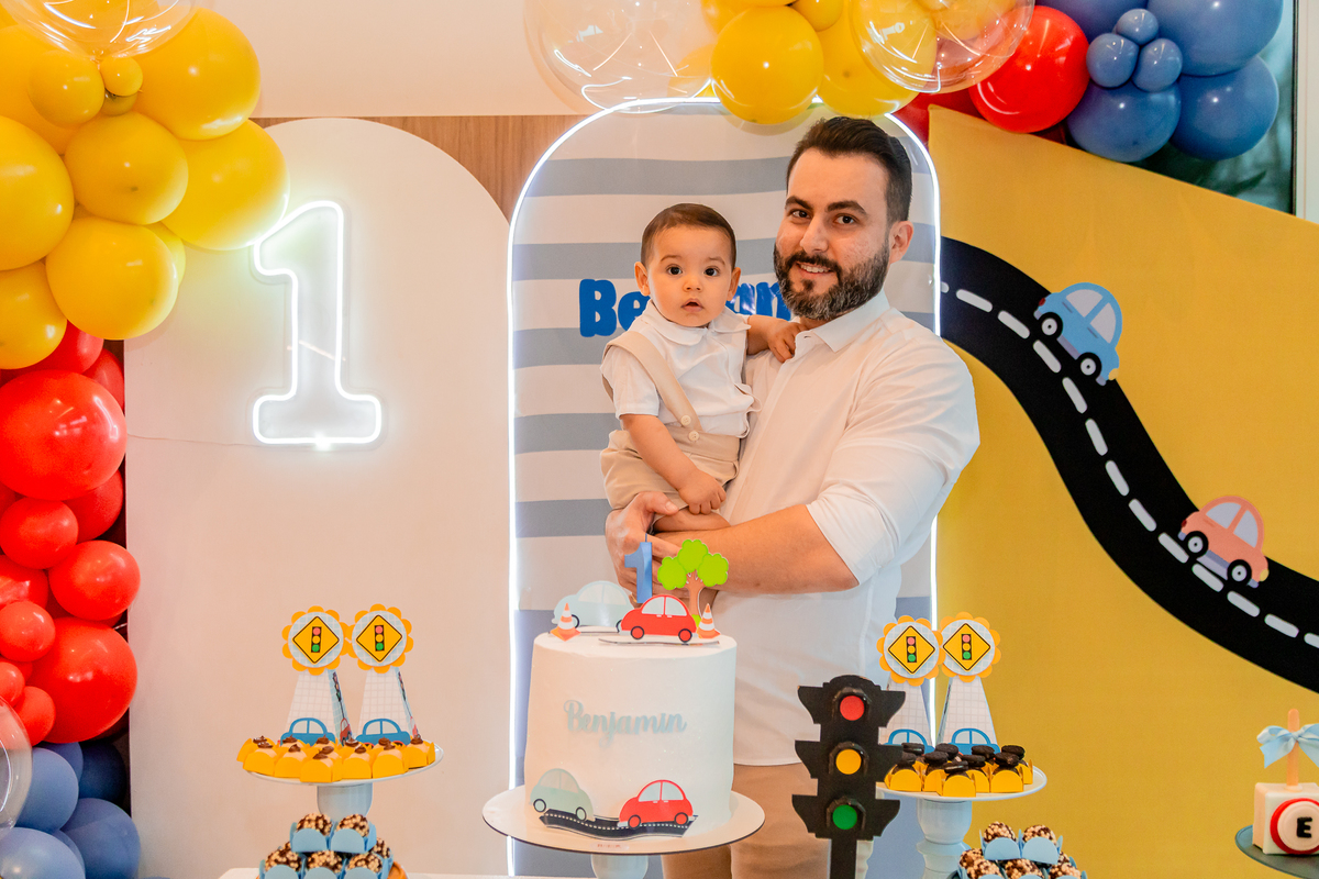 Aniversário de 1 ano do Benjamim. Registrado por George Dantas