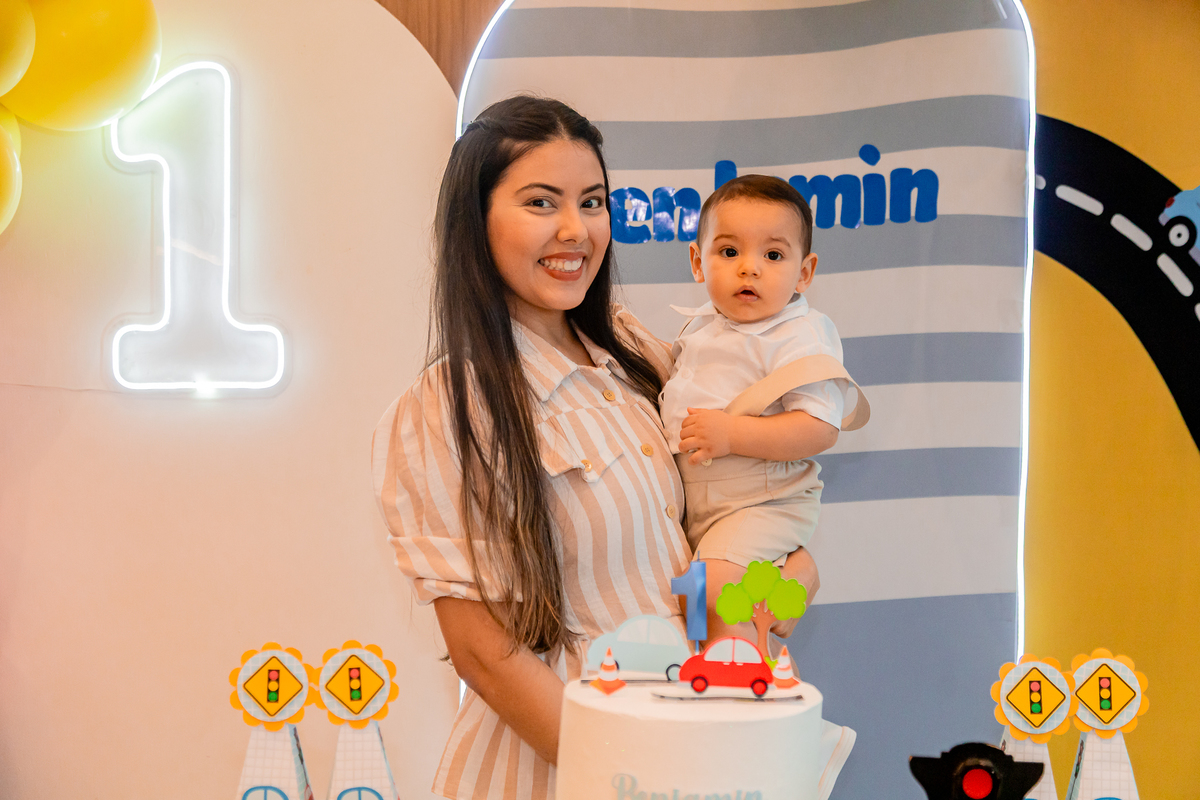Aniversário de 1 ano do Benjamim. Registrado por George Dantas