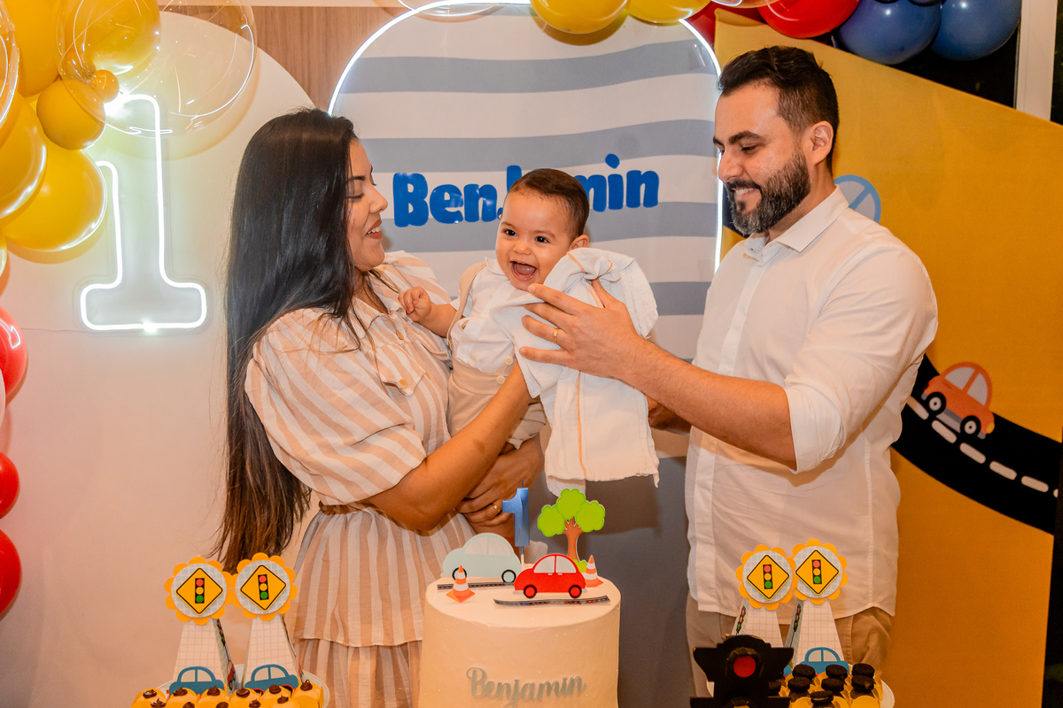 Aniversário de 1 ano do Benjamim. Registrado por George Dantas