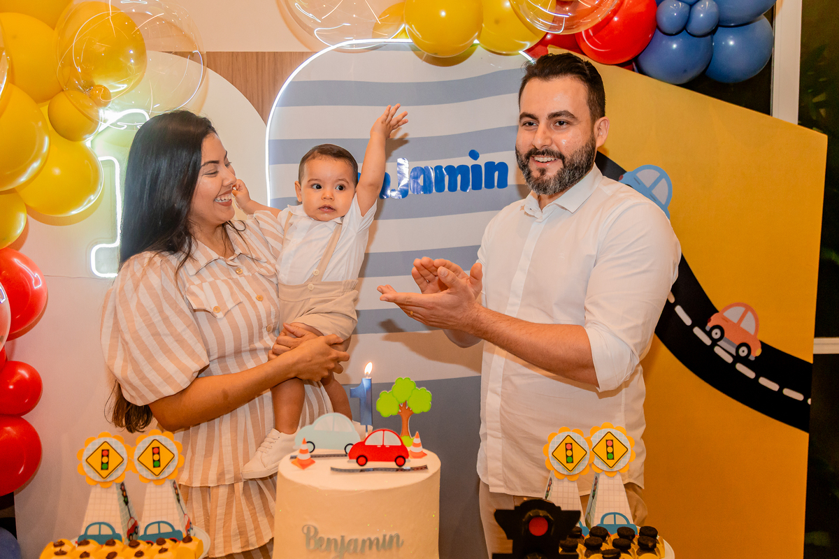 Aniversário de 1 ano do Benjamim. Registrado por George Dantas