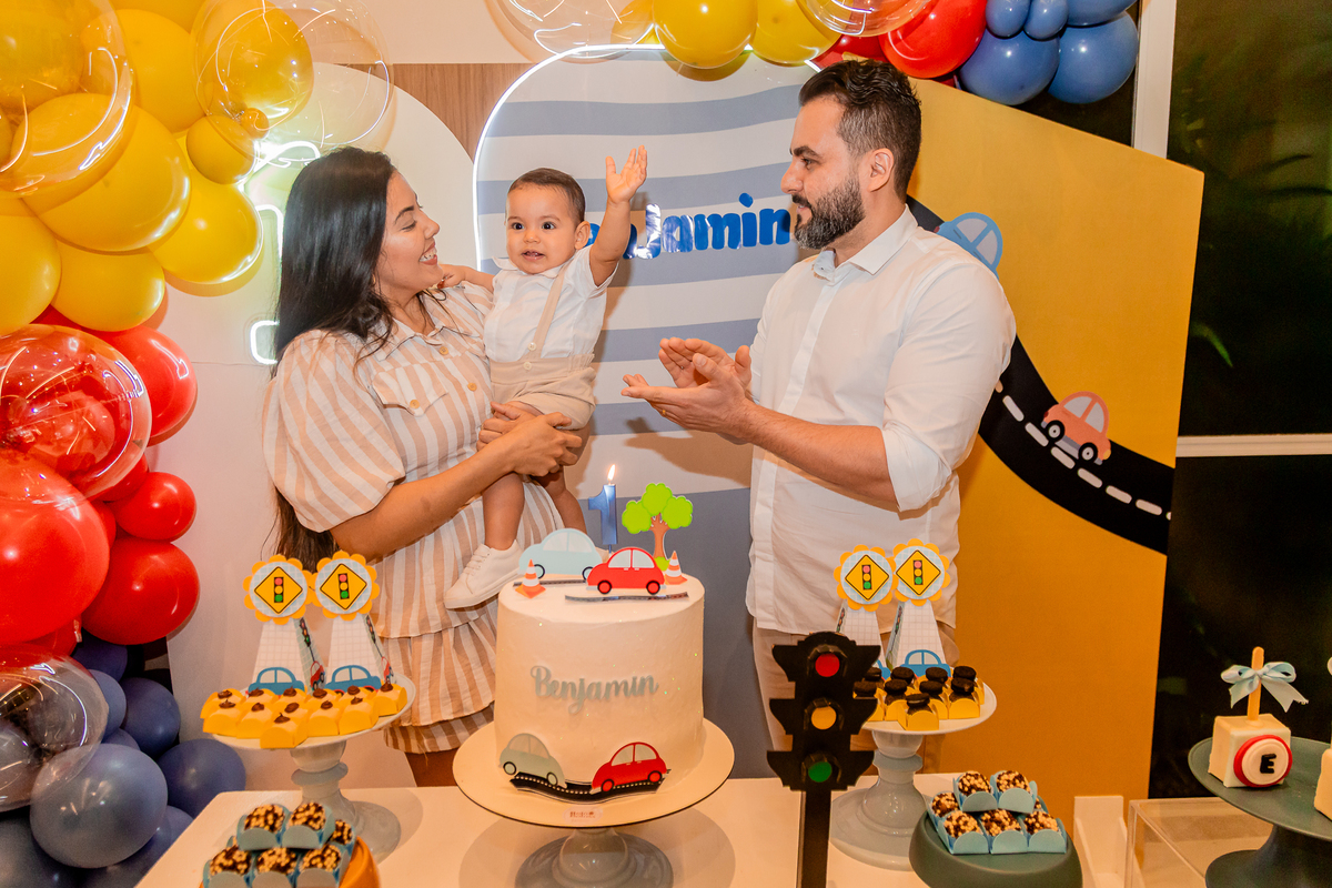 Aniversário de 1 ano do Benjamim. Registrado por George Dantas