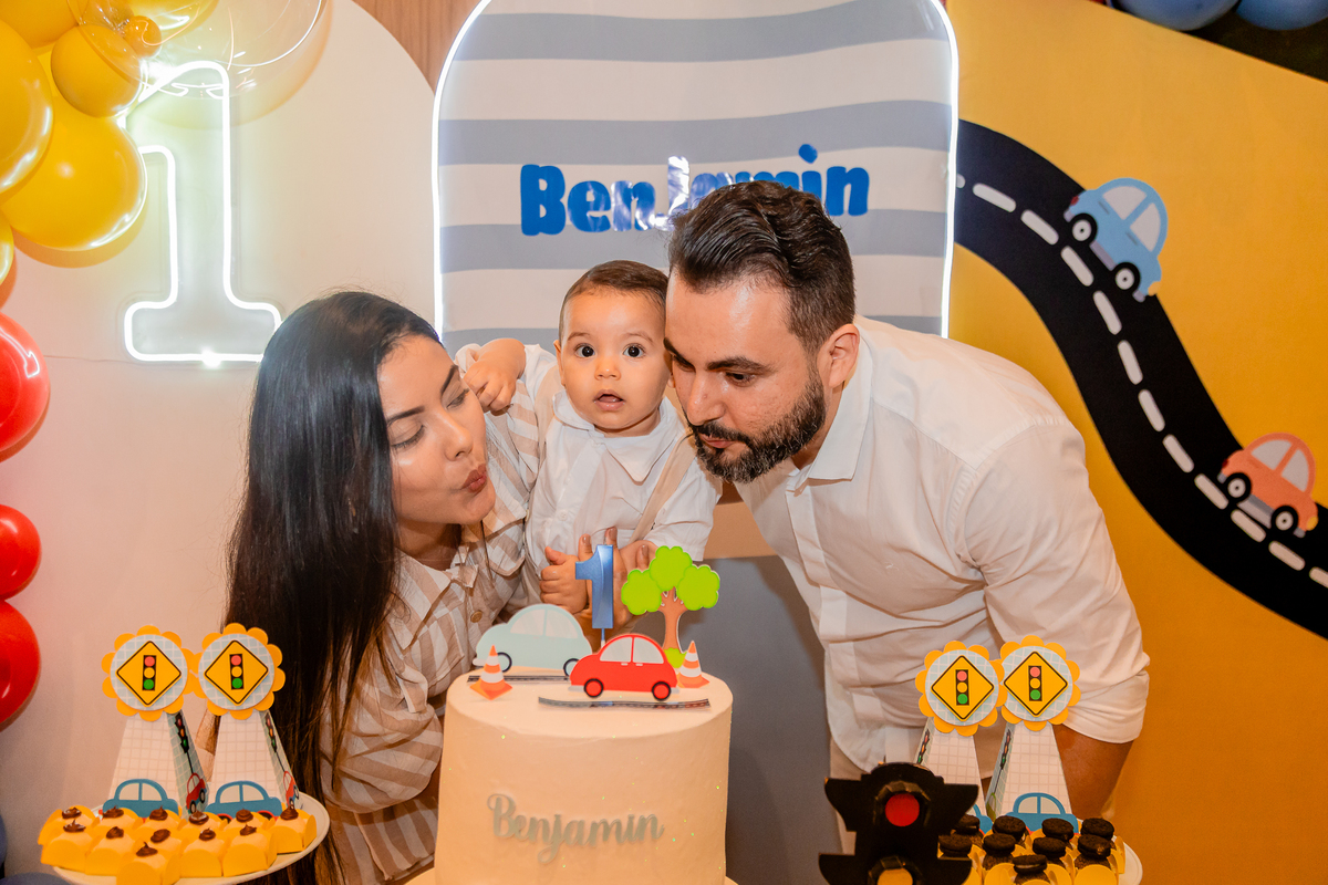 Aniversário de 1 ano do Benjamim. Registrado por George Dantas