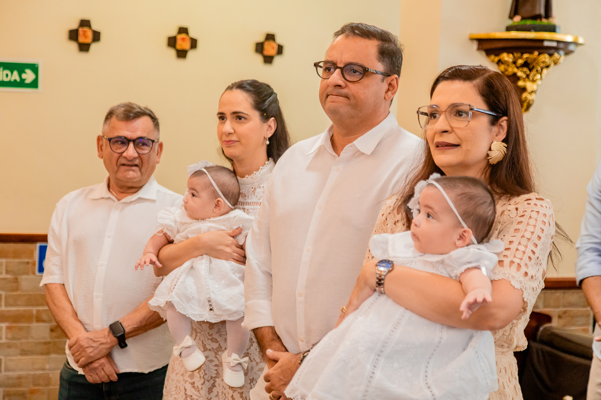 Batizado de Maria Olívia e Maria Ester. Registrado por George Dantas
