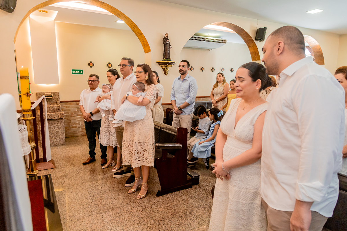 Batizado de Maria Olívia e Maria Ester. Registrado por George Dantas