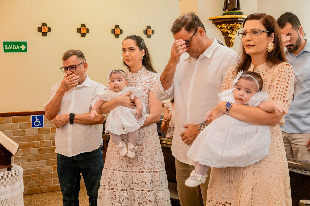 Batizado de Maria Olívia e Maria Ester. Registrado por George Dantas