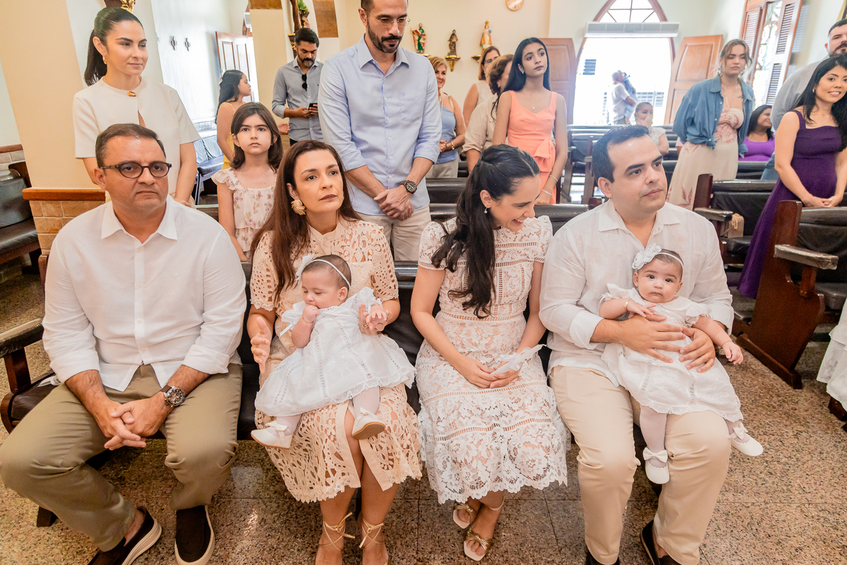 Batizado de Maria Olívia e Maria Ester. Registrado por George Dantas