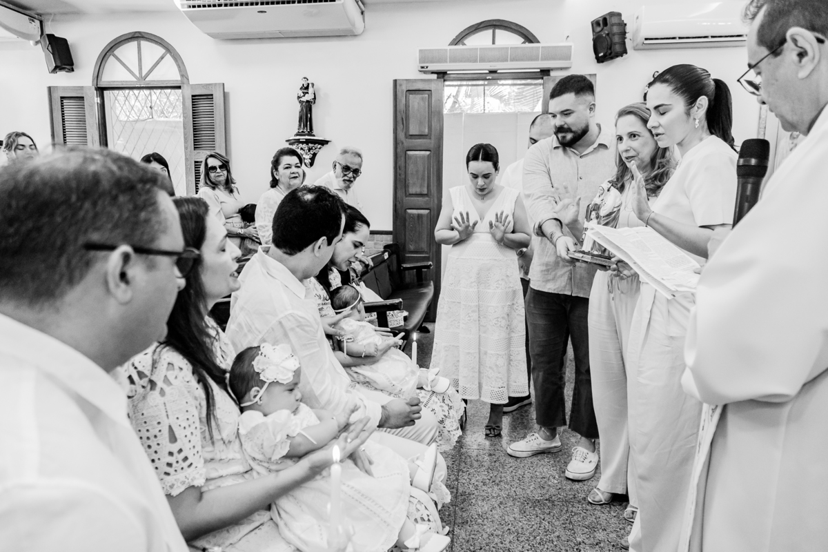 Batizado de Maria Olívia e Maria Ester. Registrado por George Dantas