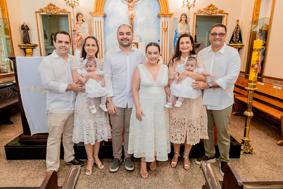 Batizado de Maria Olívia e Maria Ester. Registrado por George Dantas