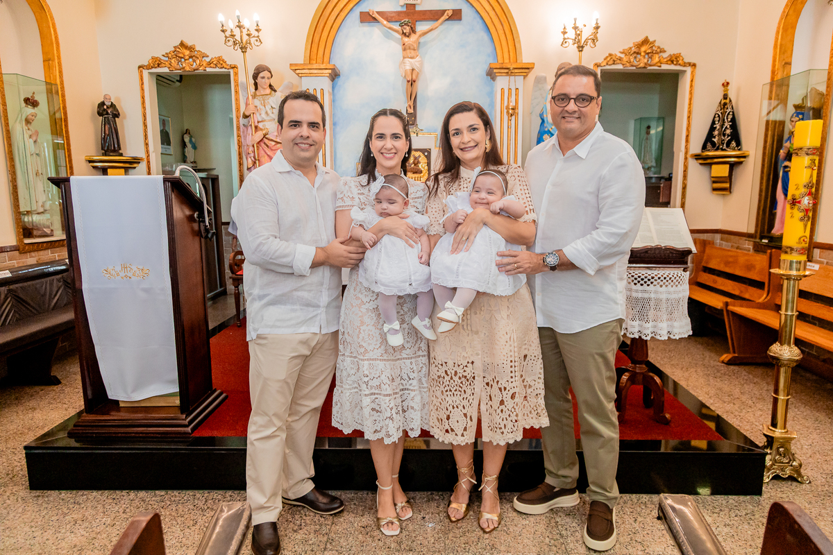 Batizado de Maria Olívia e Maria Ester. Registrado por George Dantas