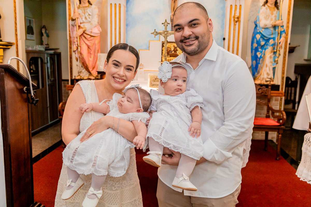 Batizado de Maria Olívia e Maria Ester. Registrado por George Dantas