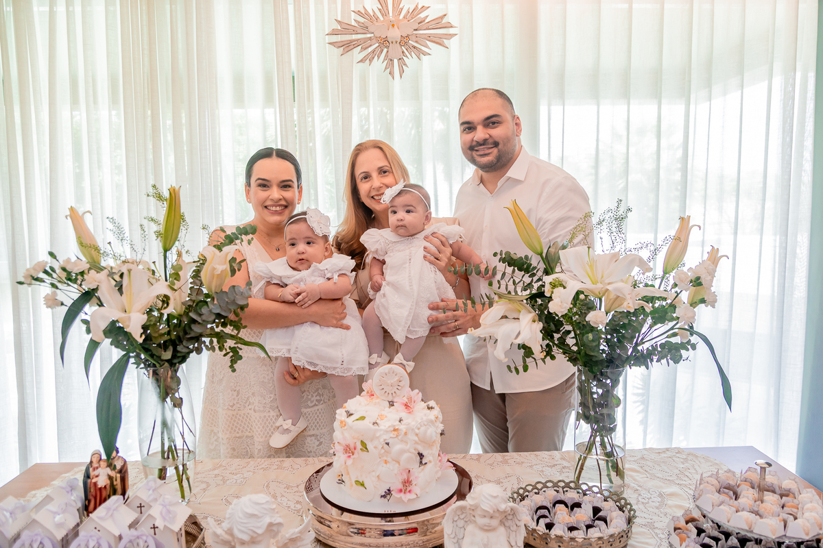 Batizado de Maria Olívia e Maria Ester. Registrado por George Dantas