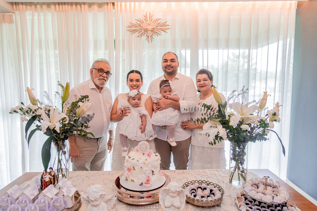 Batizado de Maria Olívia e Maria Ester. Registrado por George Dantas