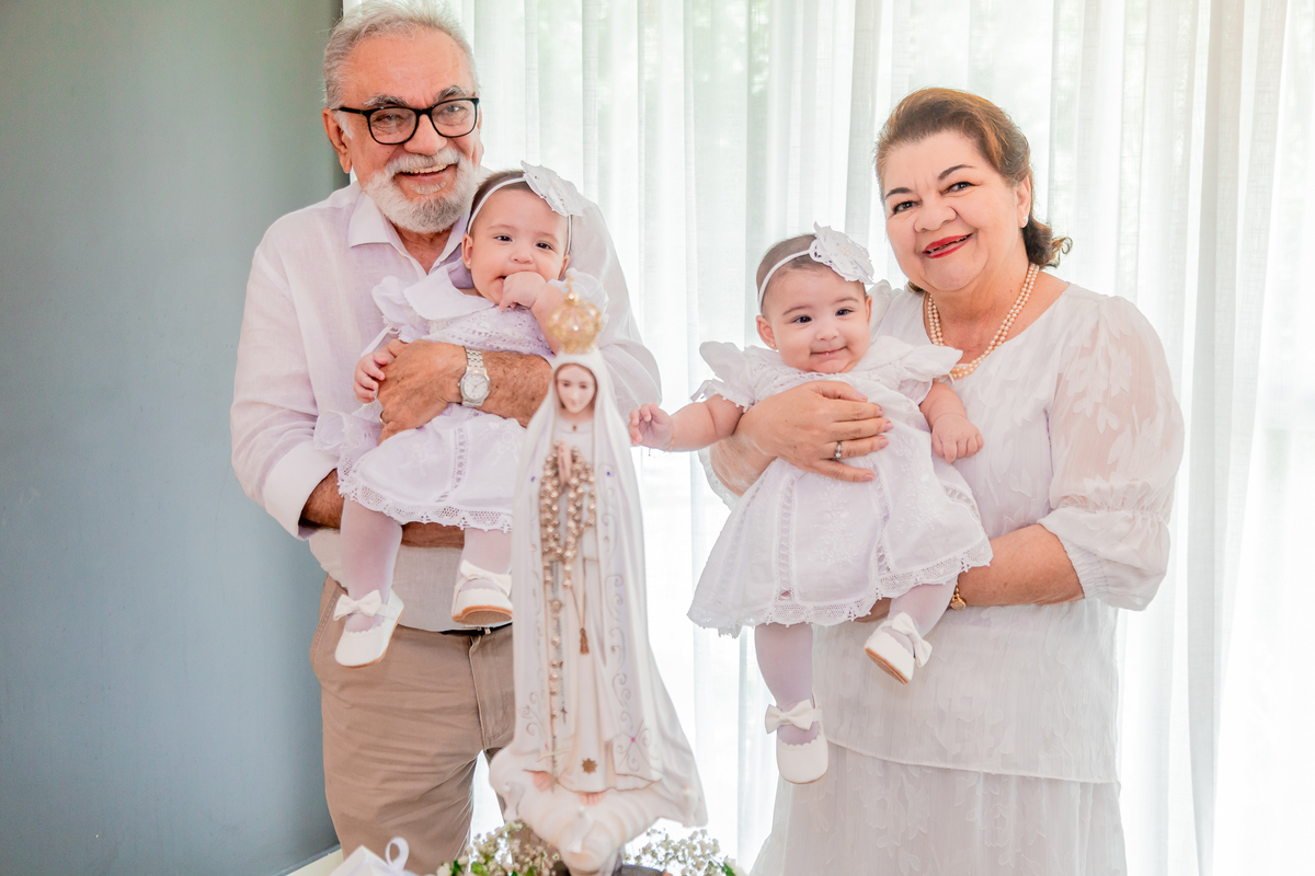 Batizado de Maria Olívia e Maria Ester. Registrado por George Dantas