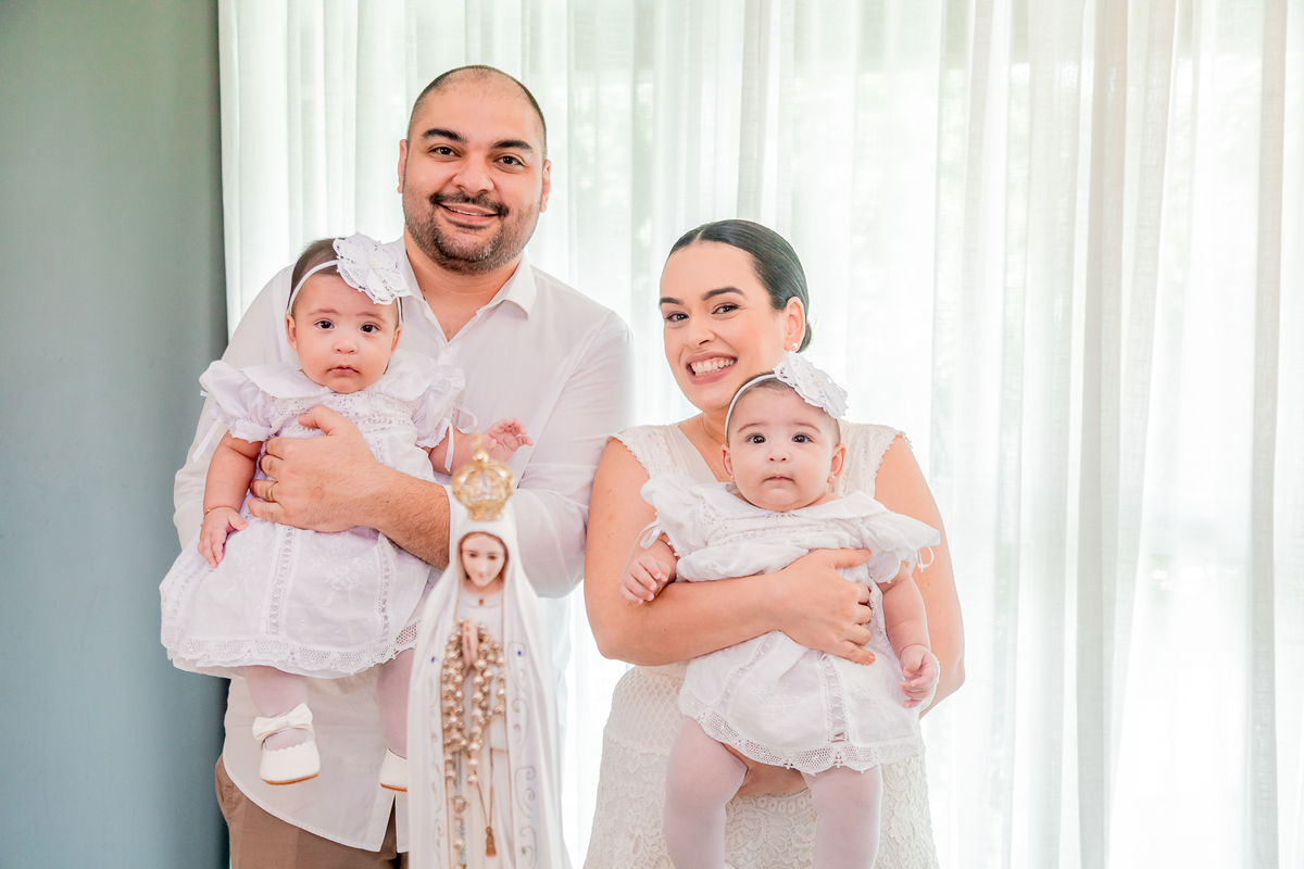Batizado de Maria Olívia e Maria Ester. Registrado por George Dantas