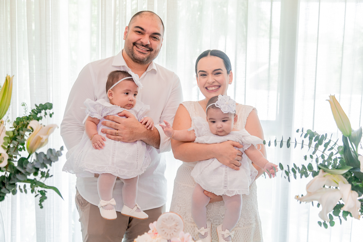 Batizado de Maria Olívia e Maria Ester. Registrado por George Dantas