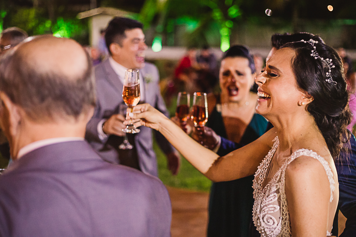 A felicidade de que está casada. Foto registrada por George Dantas
