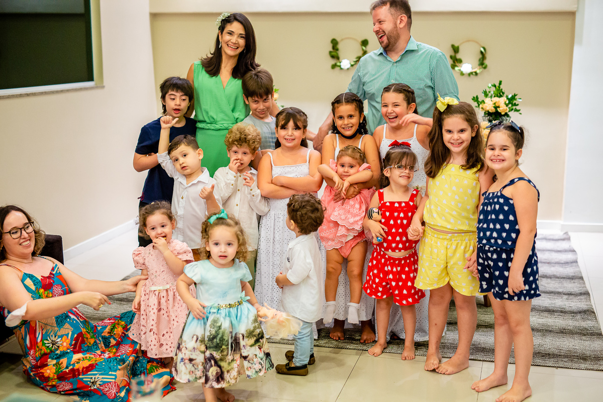 Quando juntam todas as crianças da família. Foto registrada por George Dantas