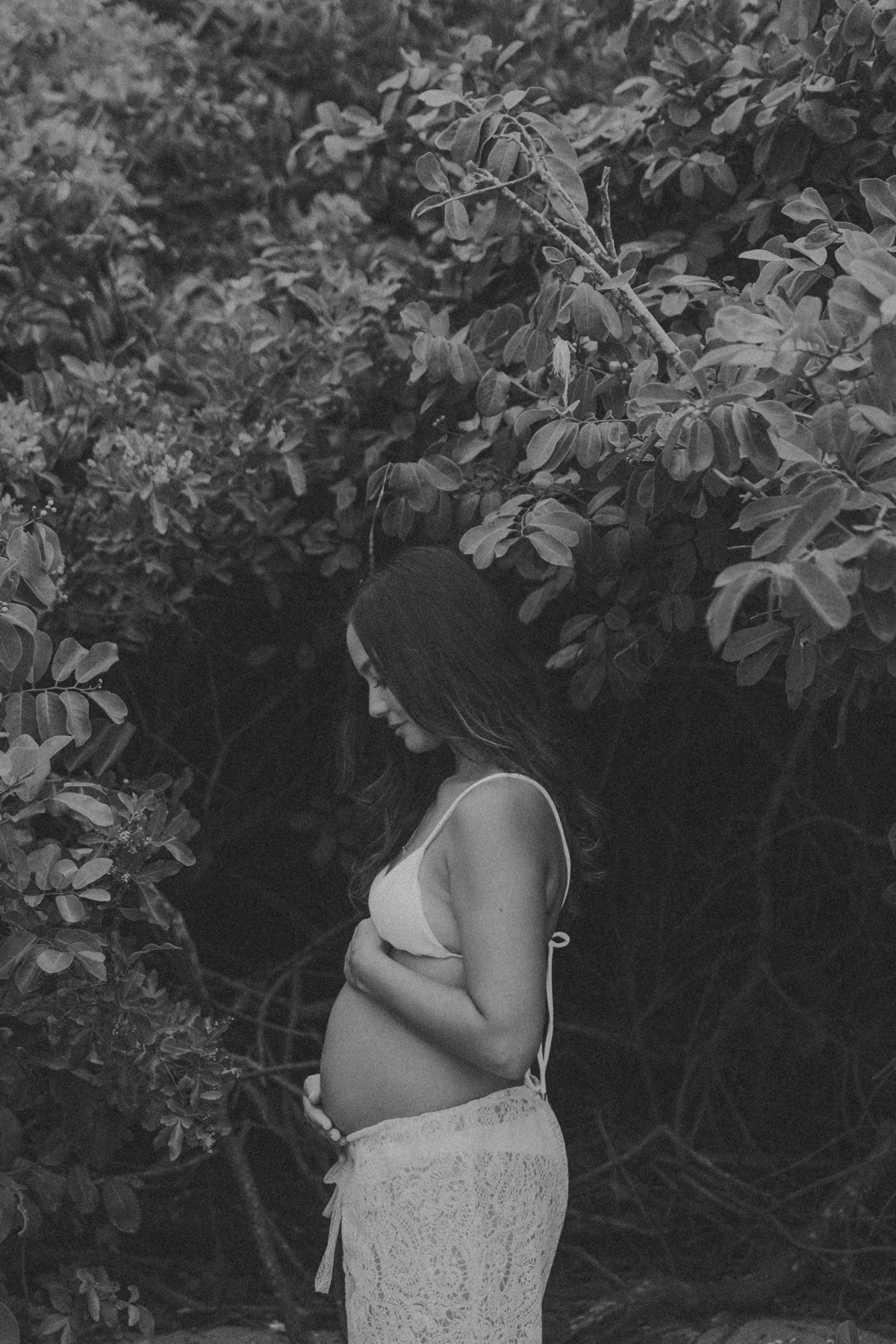 Uma foto cheia de significado à espera do bebê