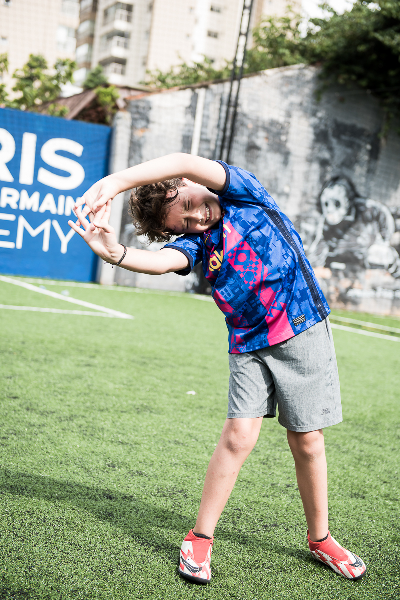 aquecendo para o jogo