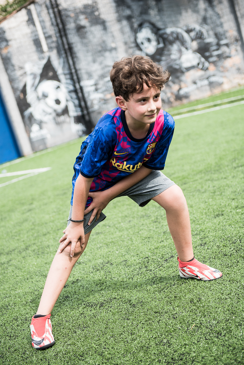 aquecendo para o jogo