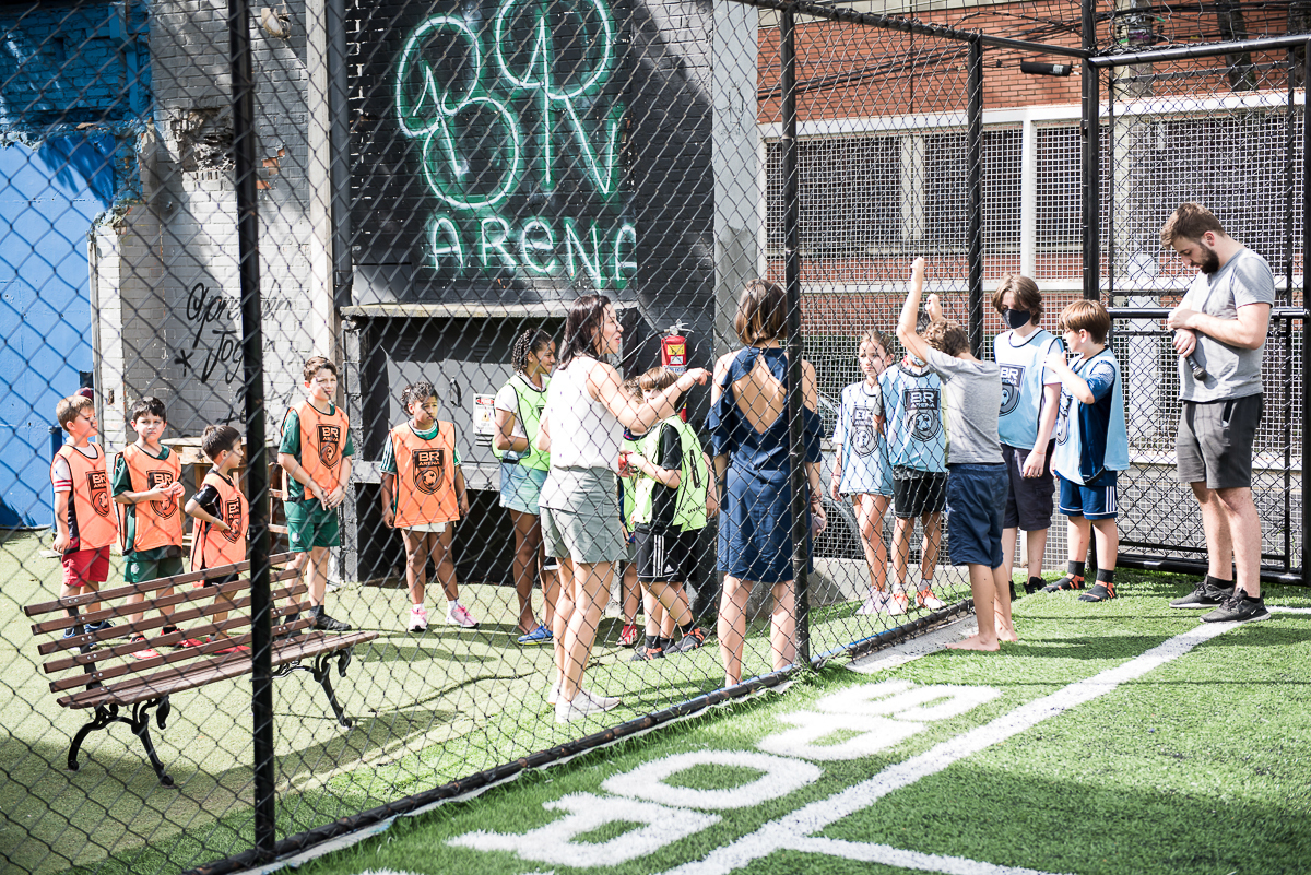 preparação para o jogo