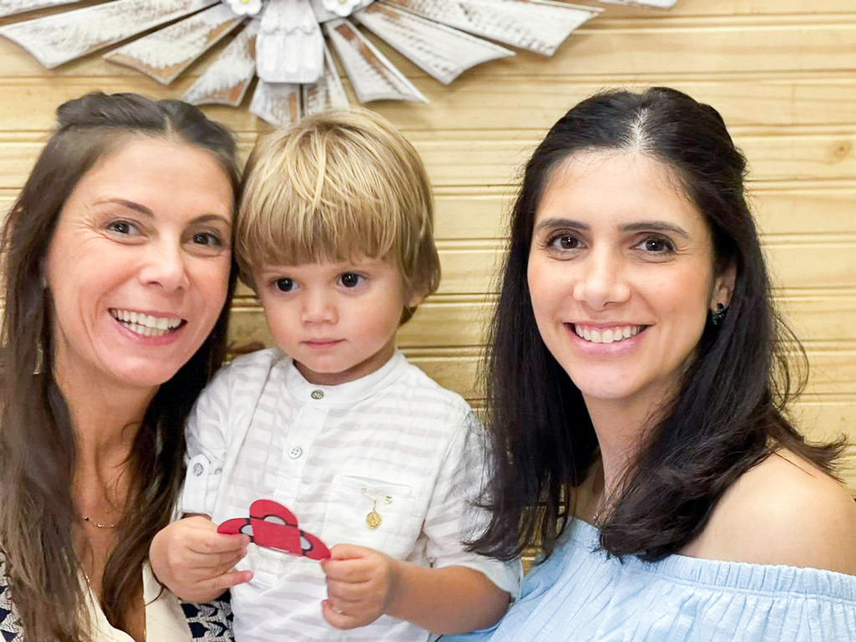 Mamãe, Enrico e Madrinha