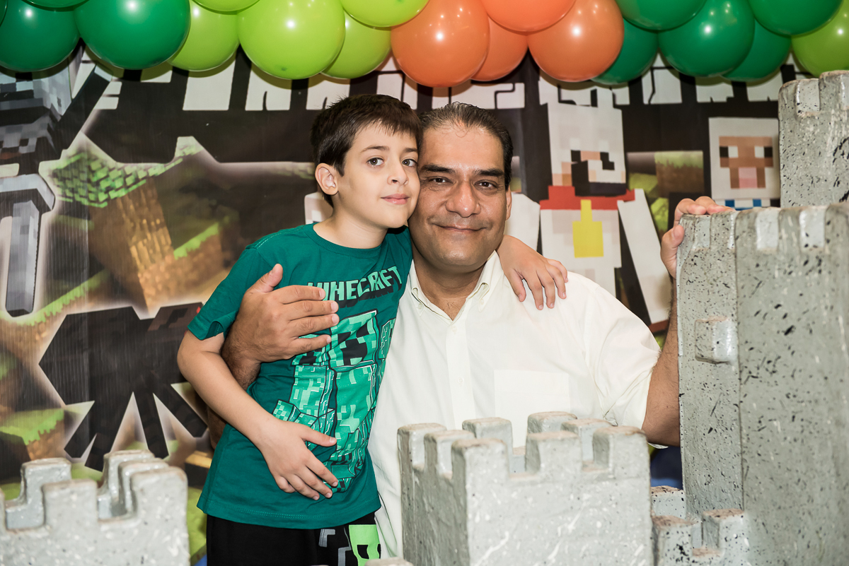 Fotografia Festa Infantil – aniversariante e papai