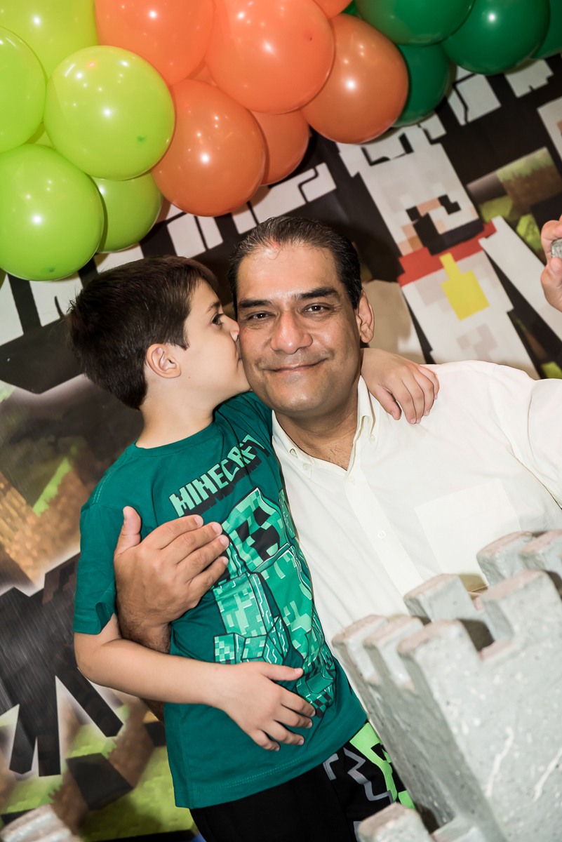 Fotografia Festa Infantil – aniversariante e papai