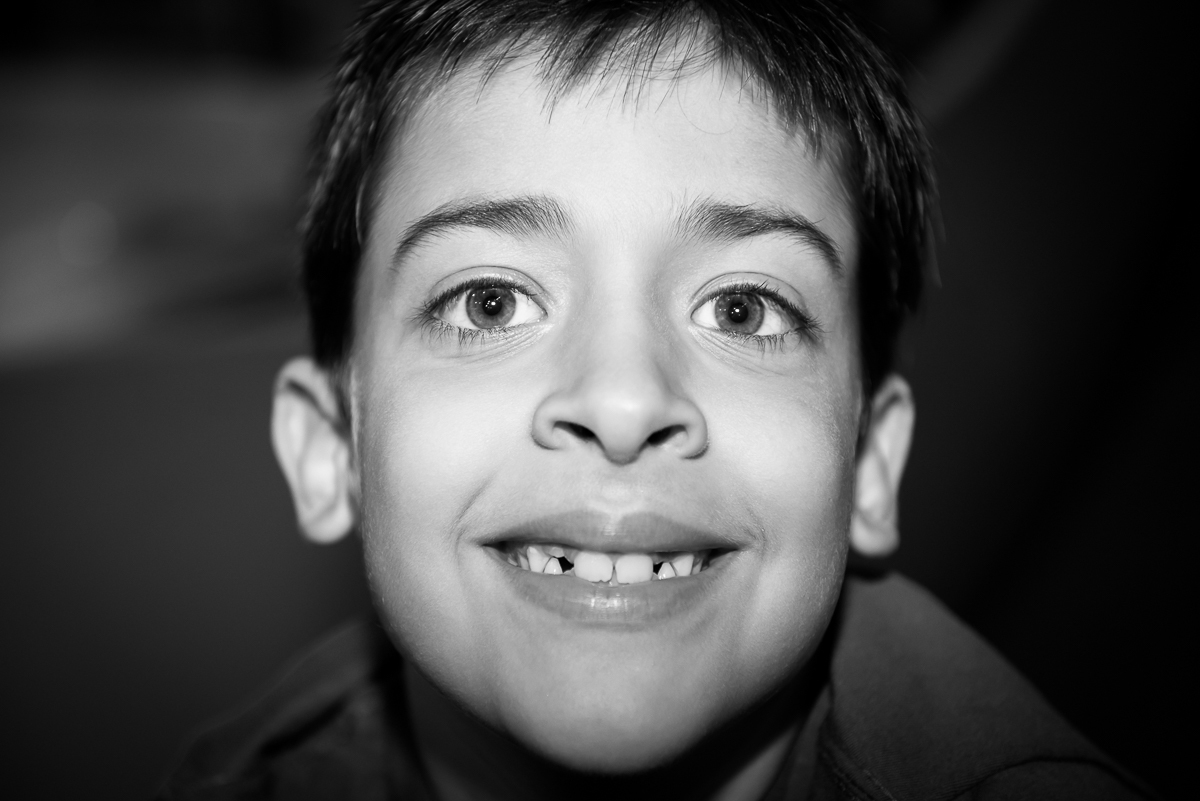 fotografia festa infantil - preto e branco