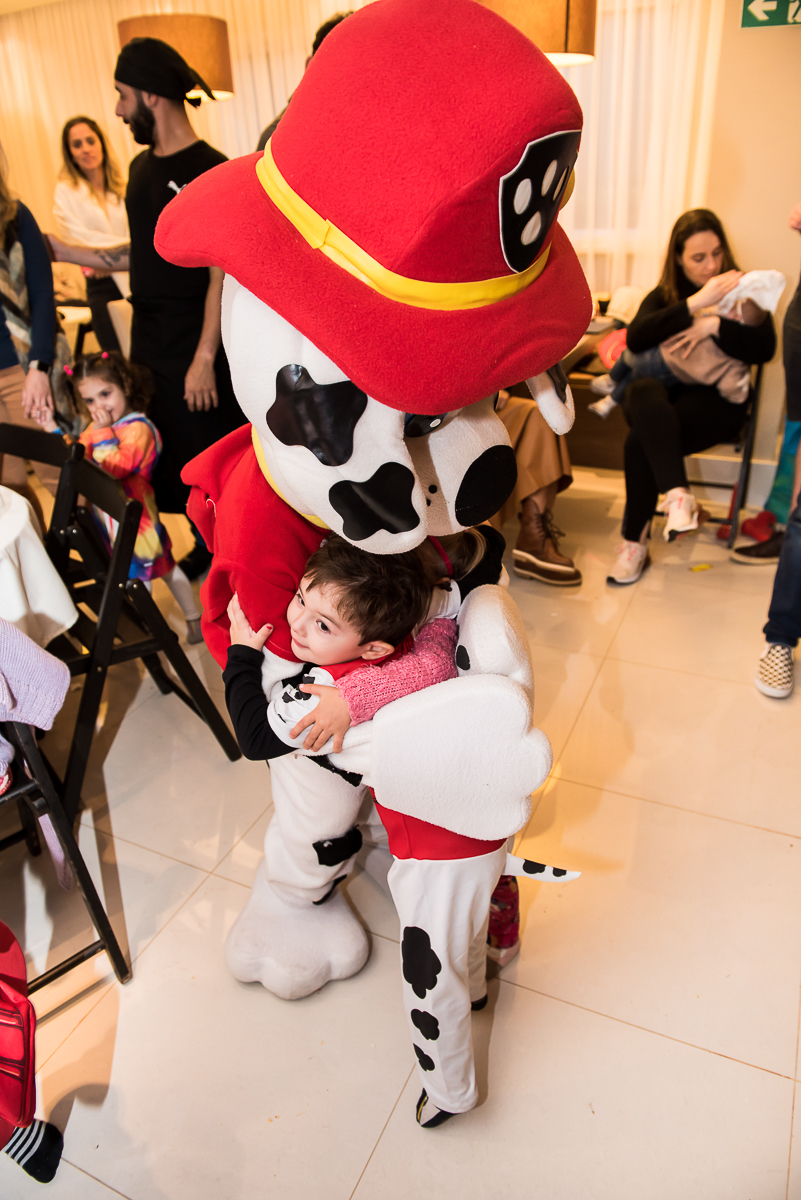 abraço no cachorro da patrulha canina