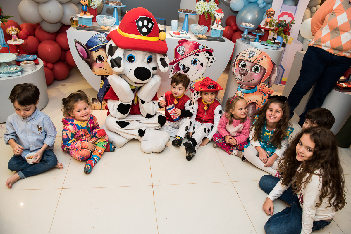 curtindo a patrulha canina