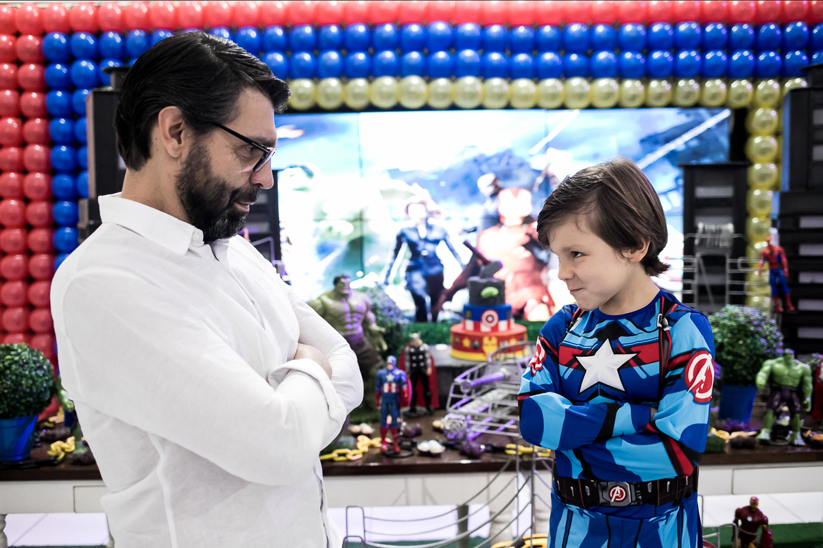 Capitão América e Papai